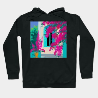 Bougainvillea on the beach Hoodie